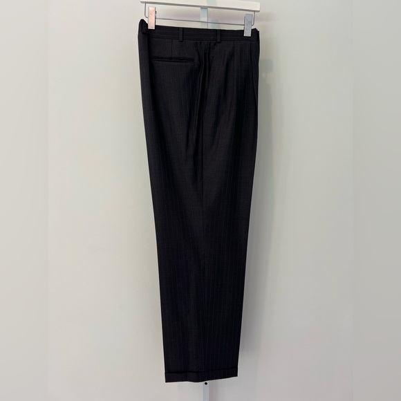 LAUREN RALPH LAUREN GRAY PINSTRIPE MEN'S SUIT 44L - Picture 8 of 17